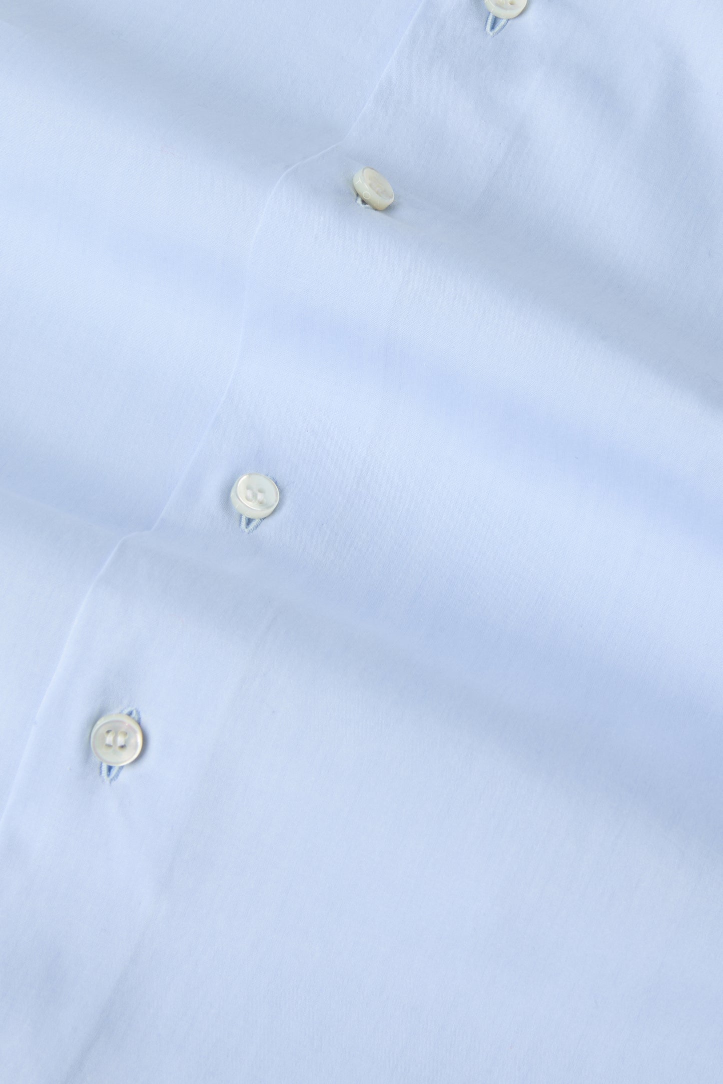 SHIRT TEVERE ROUND CUFF - POPELINE CELESTE