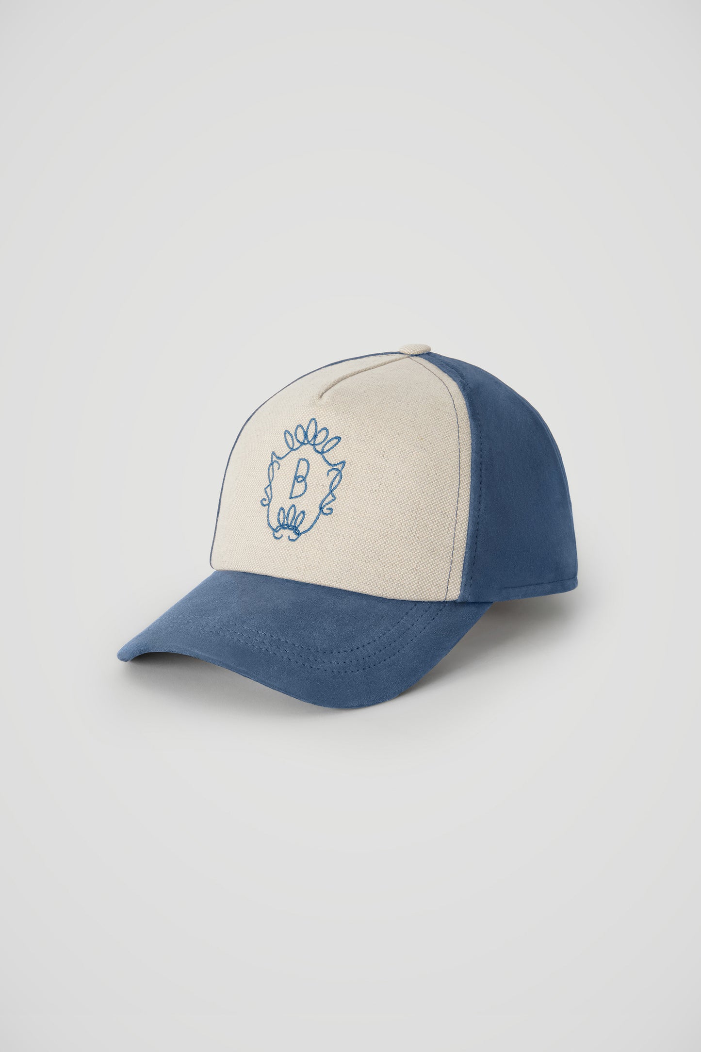 BASEBALL HAT SUEDE/PANAMA FIJI109 NAVY