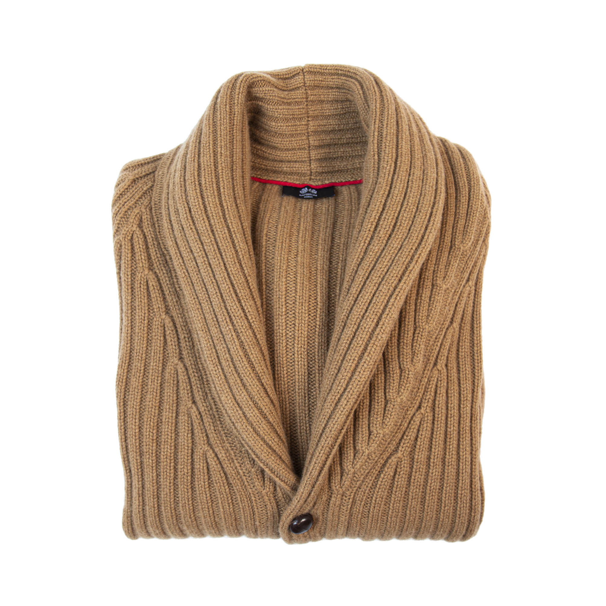 Cashmere cardigan with a shawl collar - Battistoni